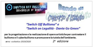 locandina bando concorso di istituto switch off bullismo 2 edizione